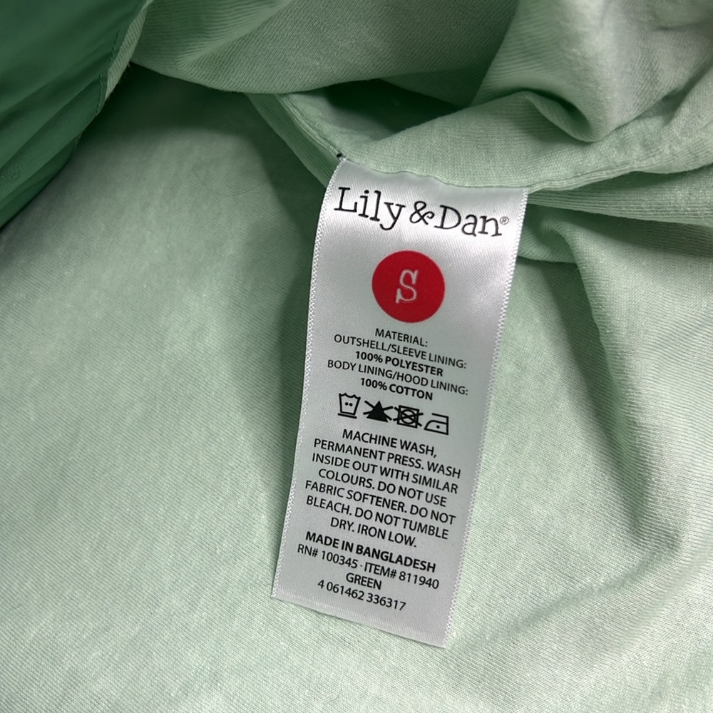 LILY & DAN Green Frog Reflective Jacket S - Picture 11 of 11